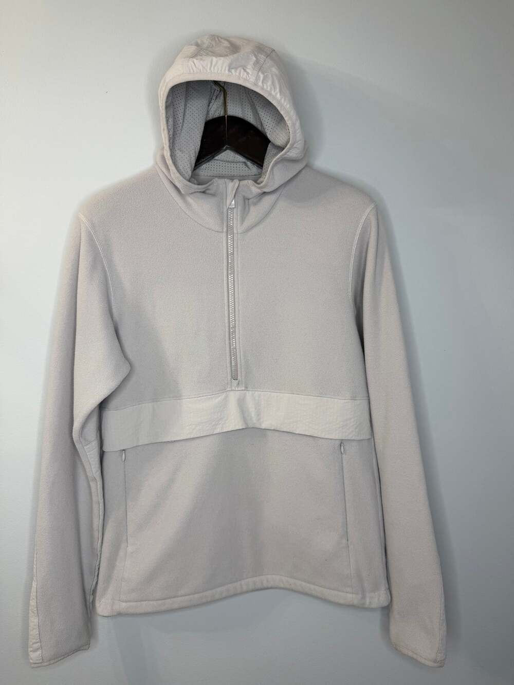 Alo Fleece 1/4 Zip Pullover Sweatshirt Hoodie Lavender Men's S